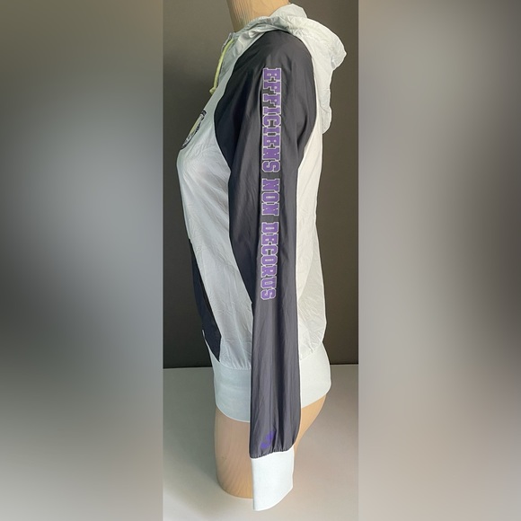 NIKE Womens Vintage Zip Windbreaker Efficiens Non Decorus - Picture 4 of 6